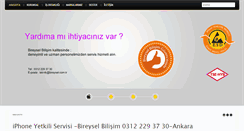 Desktop Screenshot of iphoneyetkiliservisiankara.com